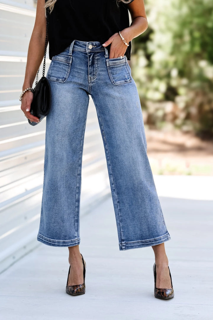 Kancan Mid Rise Pocket Jean