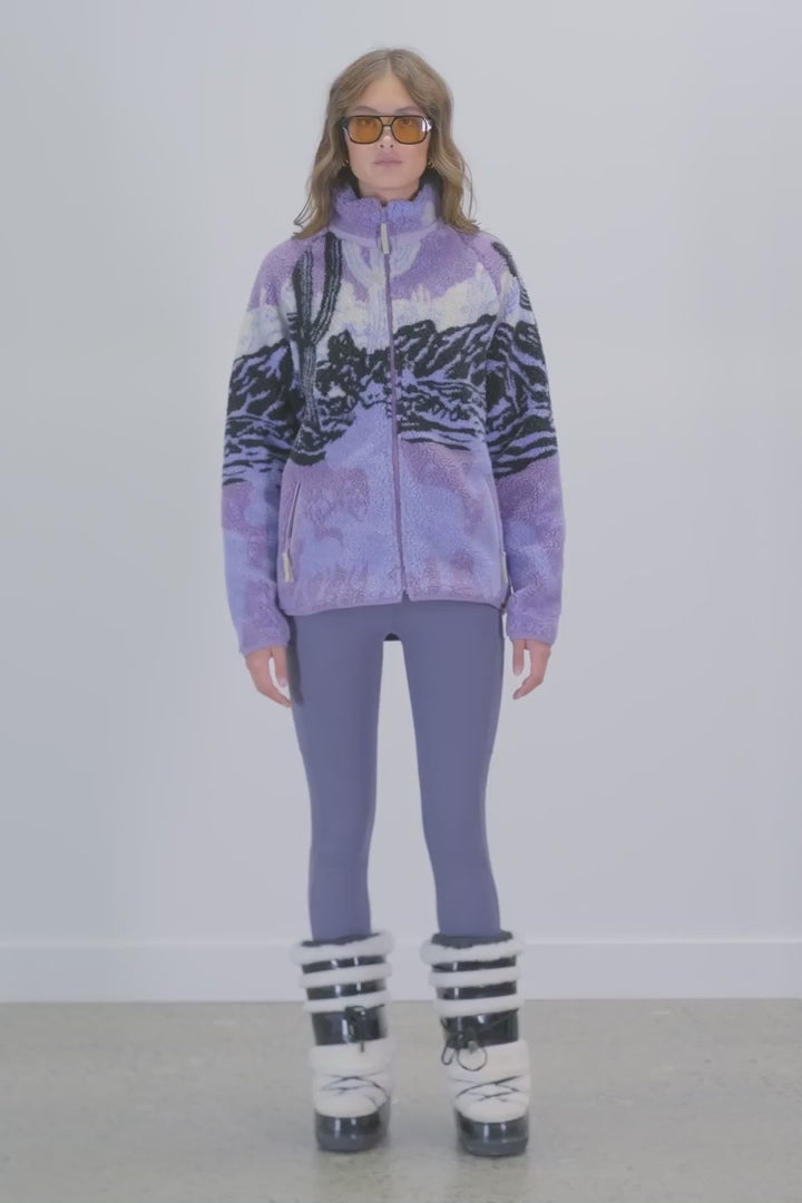 Kuwalla Sherpa Fleece Jacket (Sunset Stallion)