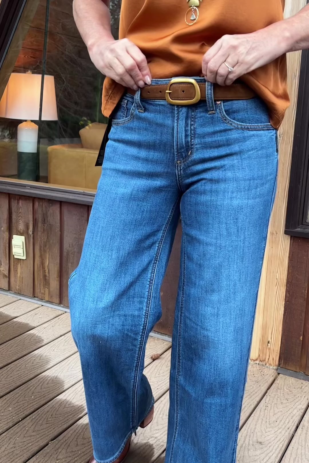 Silver Suki Mid Rise Knit Flex Jean -31"