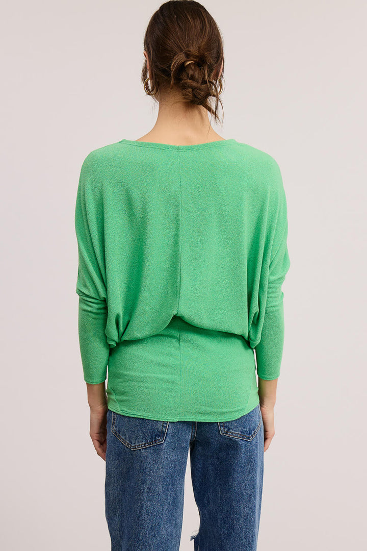 Jolie All Day Slouch Top (Kelly Green)