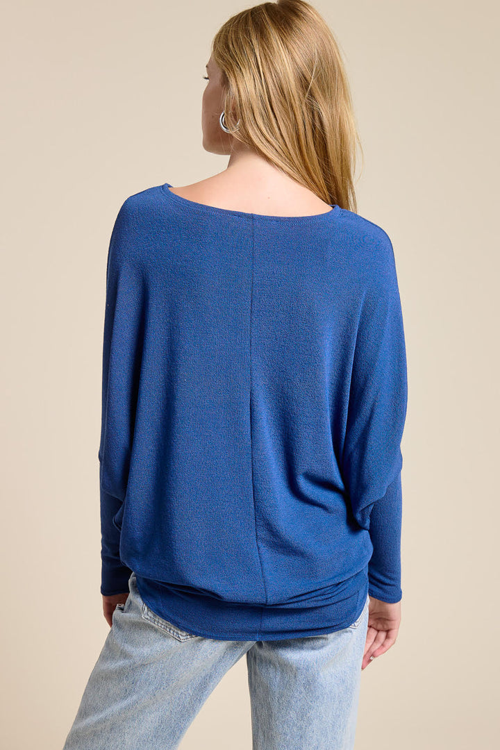 Jolie All Day Slouch Top (Indigo)