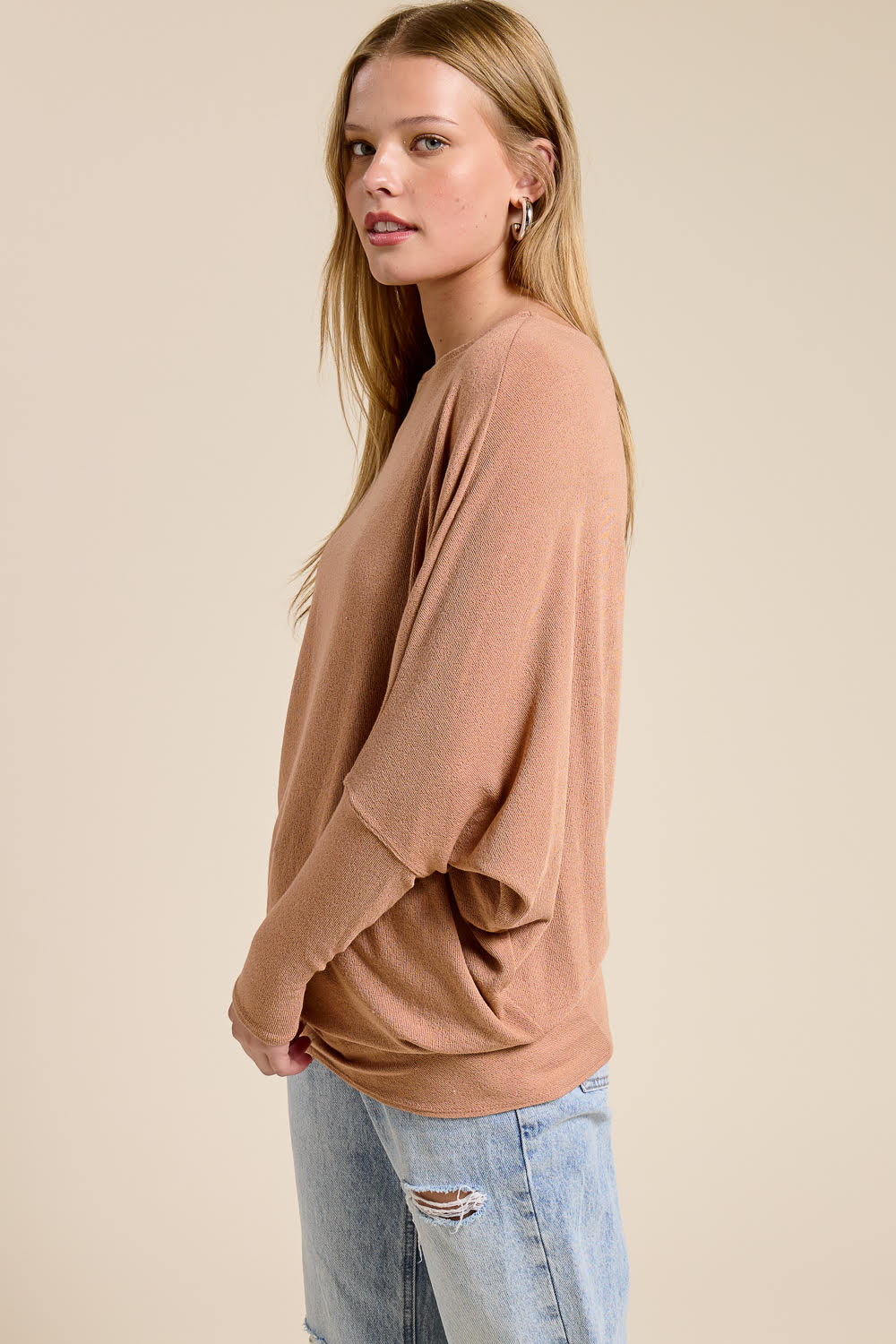 Jolie All Day Slouch Top (Butterscotch)