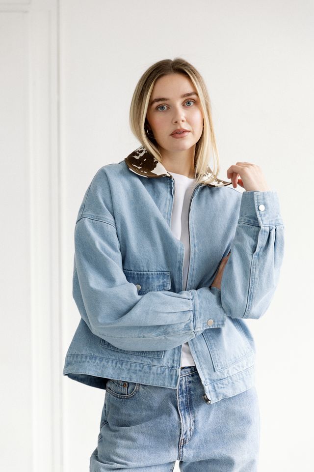 Brunette The Label Boxy Denim Jacket