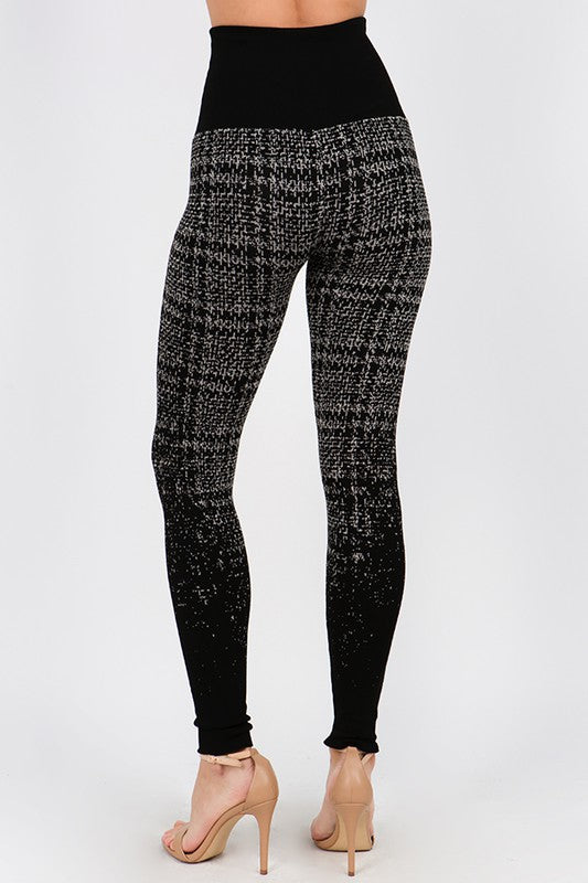 Sweater Leggings (Jacquard)