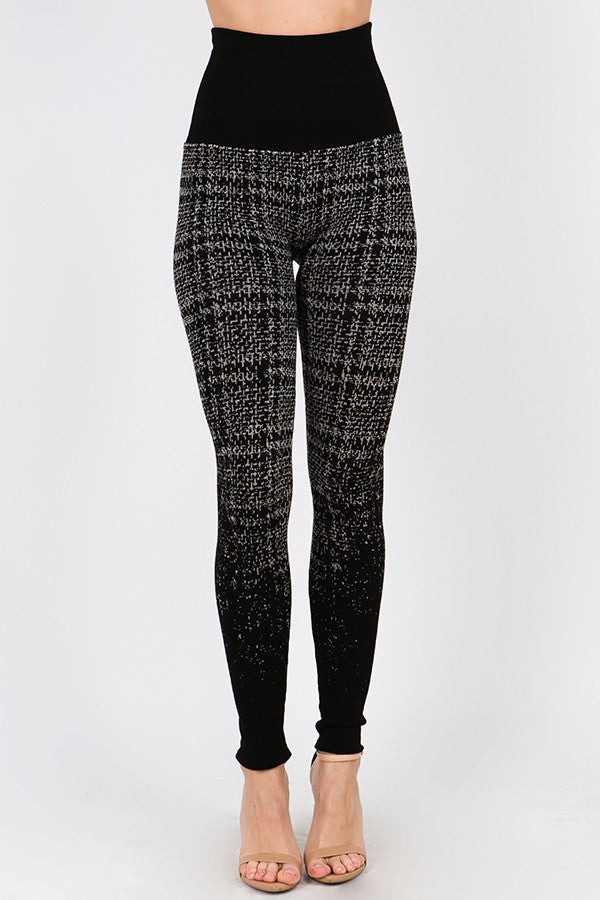 Sweater Leggings (Jacquard)