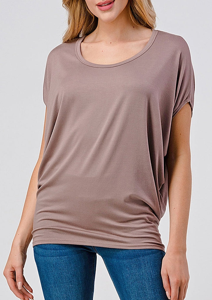 Natural Vibe Dolman Tee (Natural)