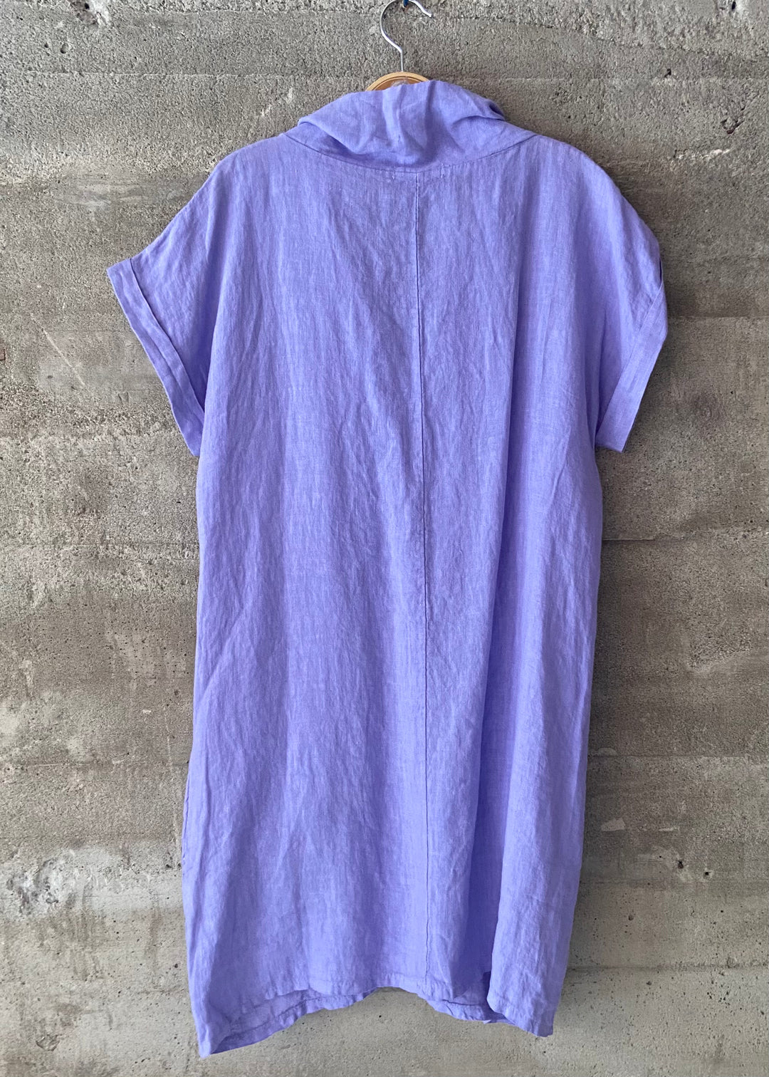 Meo Linen Pocket Dress (Lavender)