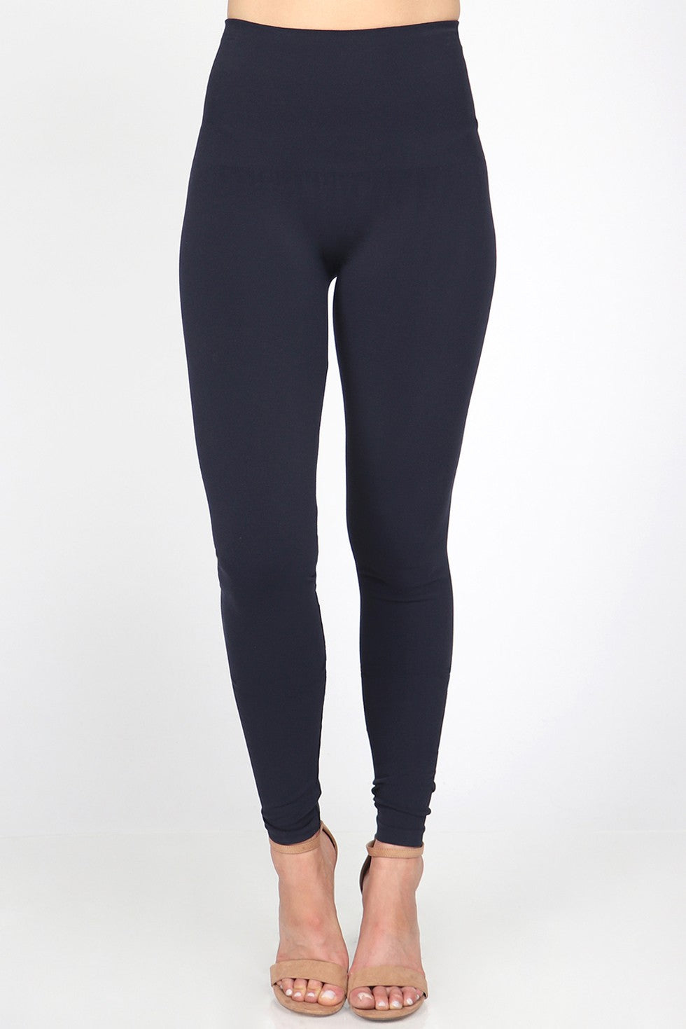 DEVOPS Women's 2 Pack High Waisted Ultra Soft Basic Leggings, Black / Navy,  X-Small : : Clothing, Shoes & Accessories