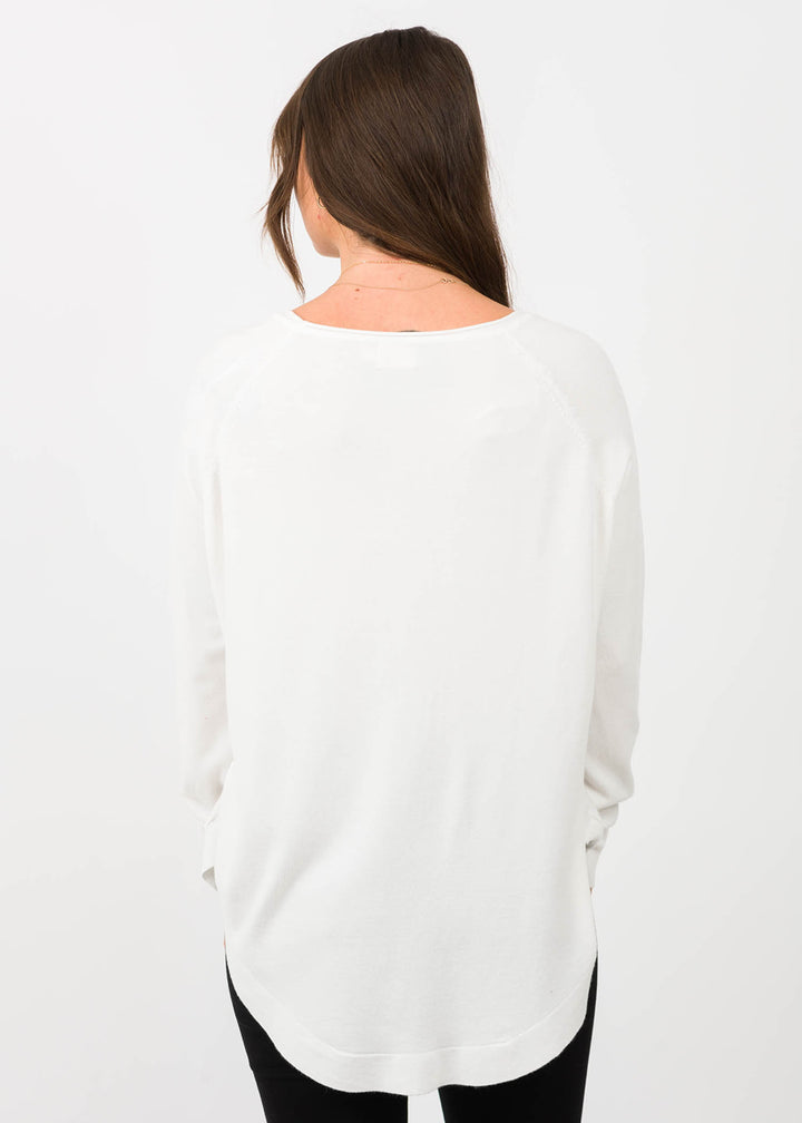 Dreamy Boatneck Sweater (Off White)
