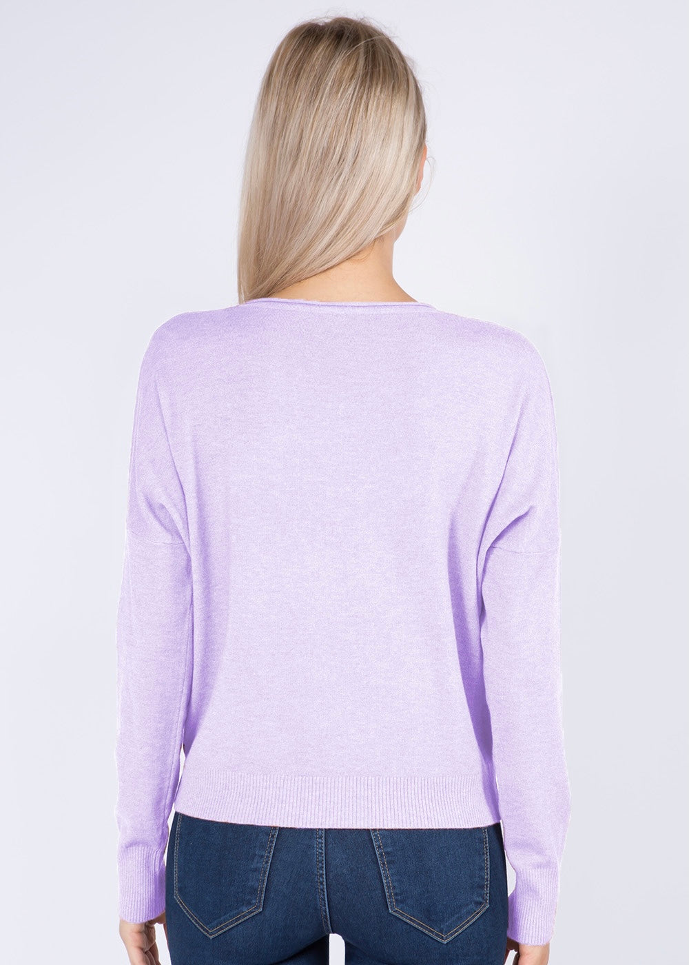 Dreamy Pullover Sweater (Soft Lavender)