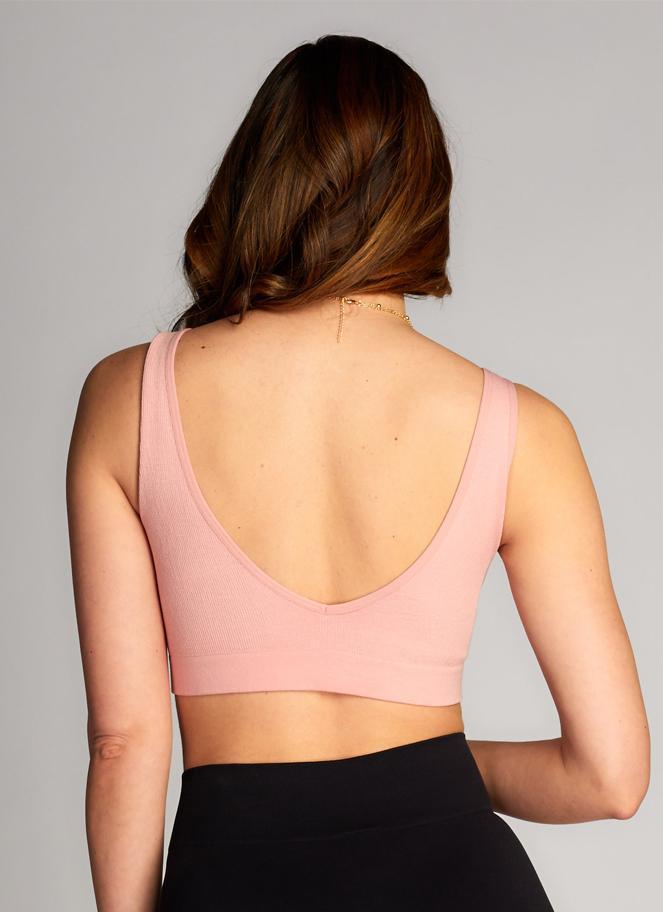 C'est Moi Reversible Bralette (Heather Grey)