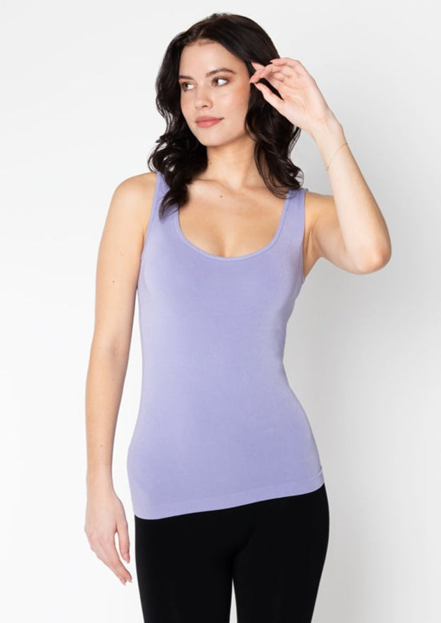 Bamboo Scoop Short Tank (10 colours)