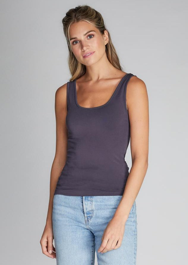Bamboo Scoop Short Tank (10 colours)
