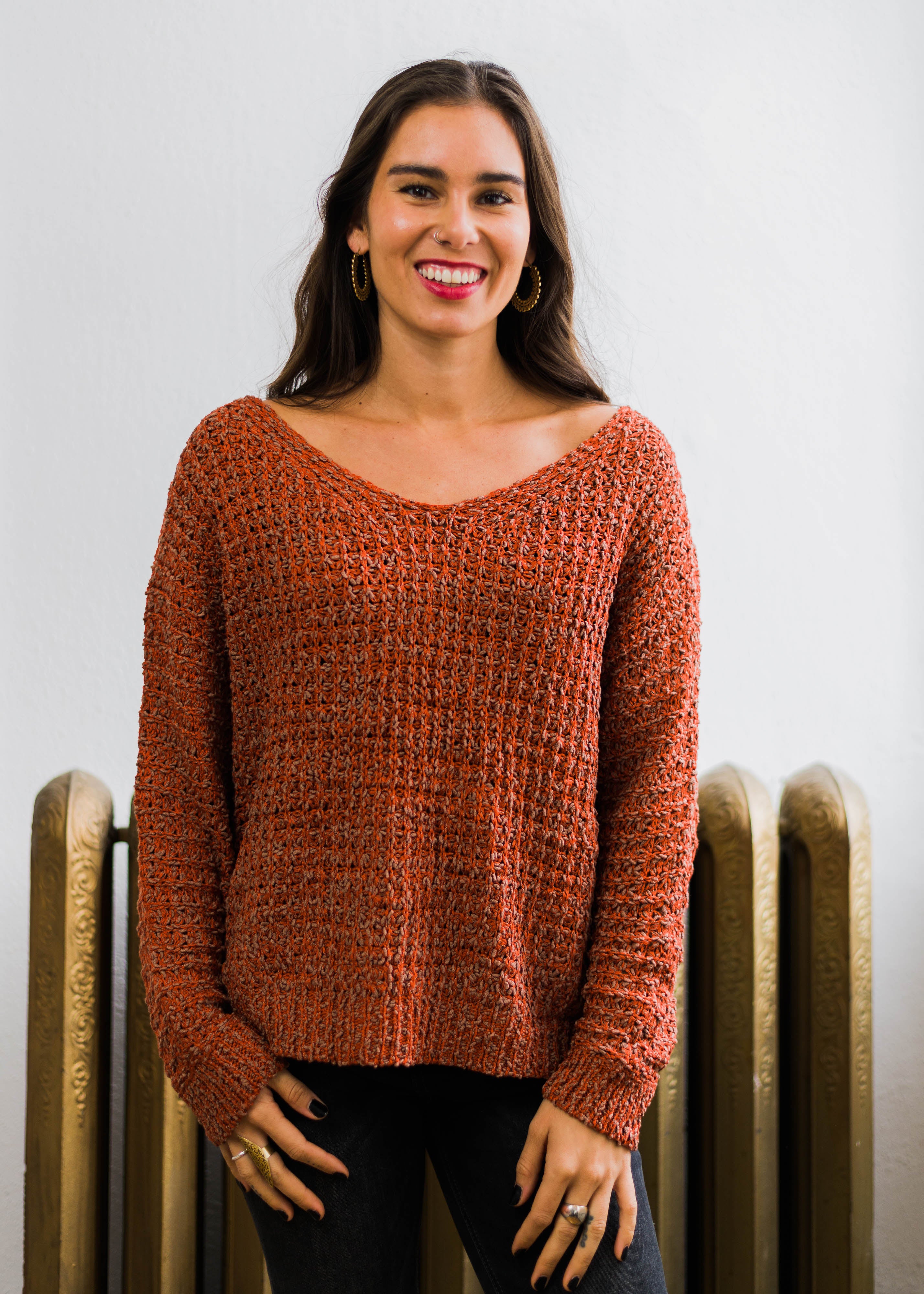 トップス \"HEAVEN AND EARTH\" Cross Border Knit CROCHET DISTRESSED TOP | CROCHET COLD SHOULDER TOP Tutorial for a