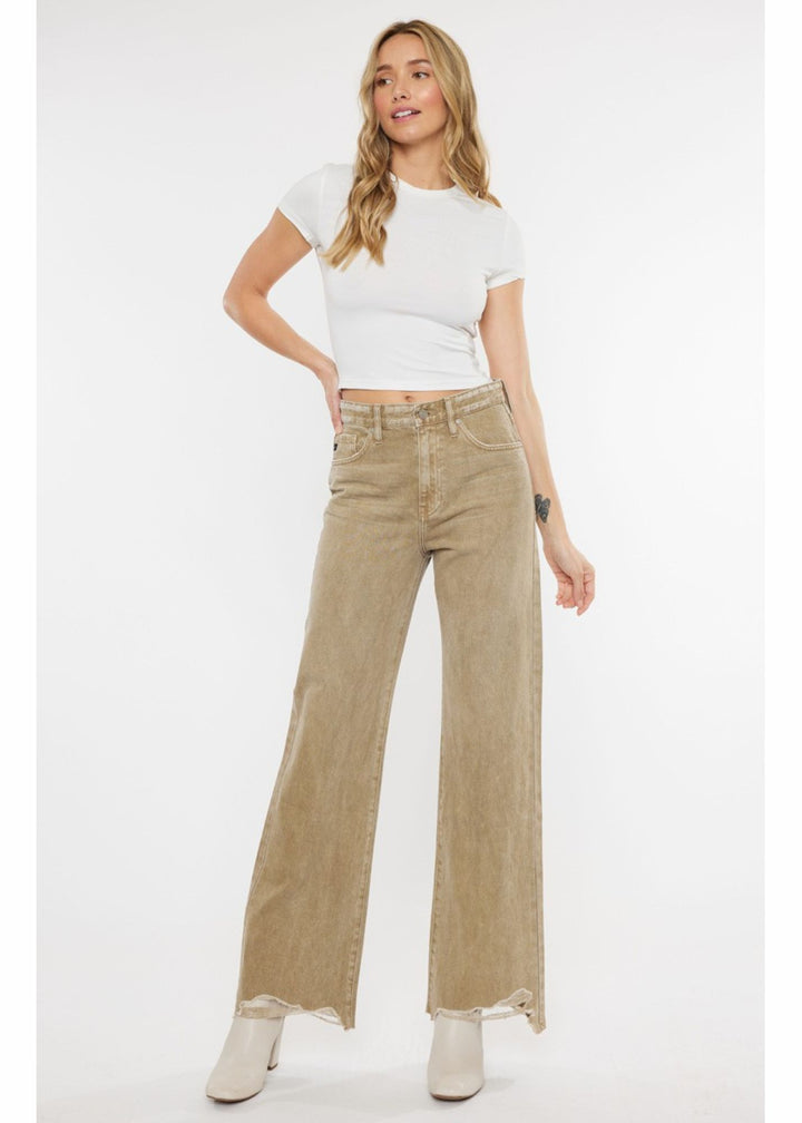 Kancan Vintage Flared Trouser