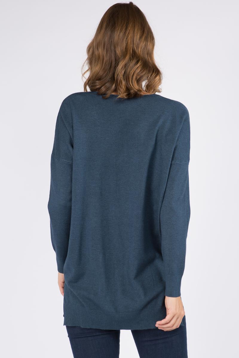 Comfy As Can Be Sweater (Dark Teal)