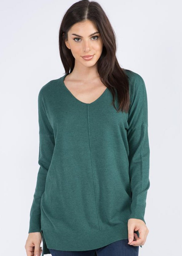 Comfy As Can Be Sweater (Juniper)