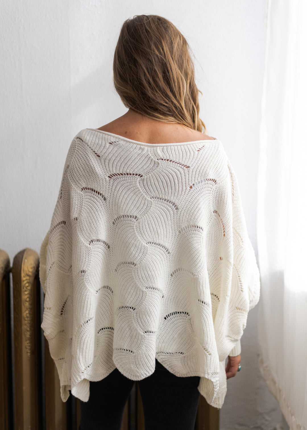 My Cozy Seashell Sweater (Ivory)