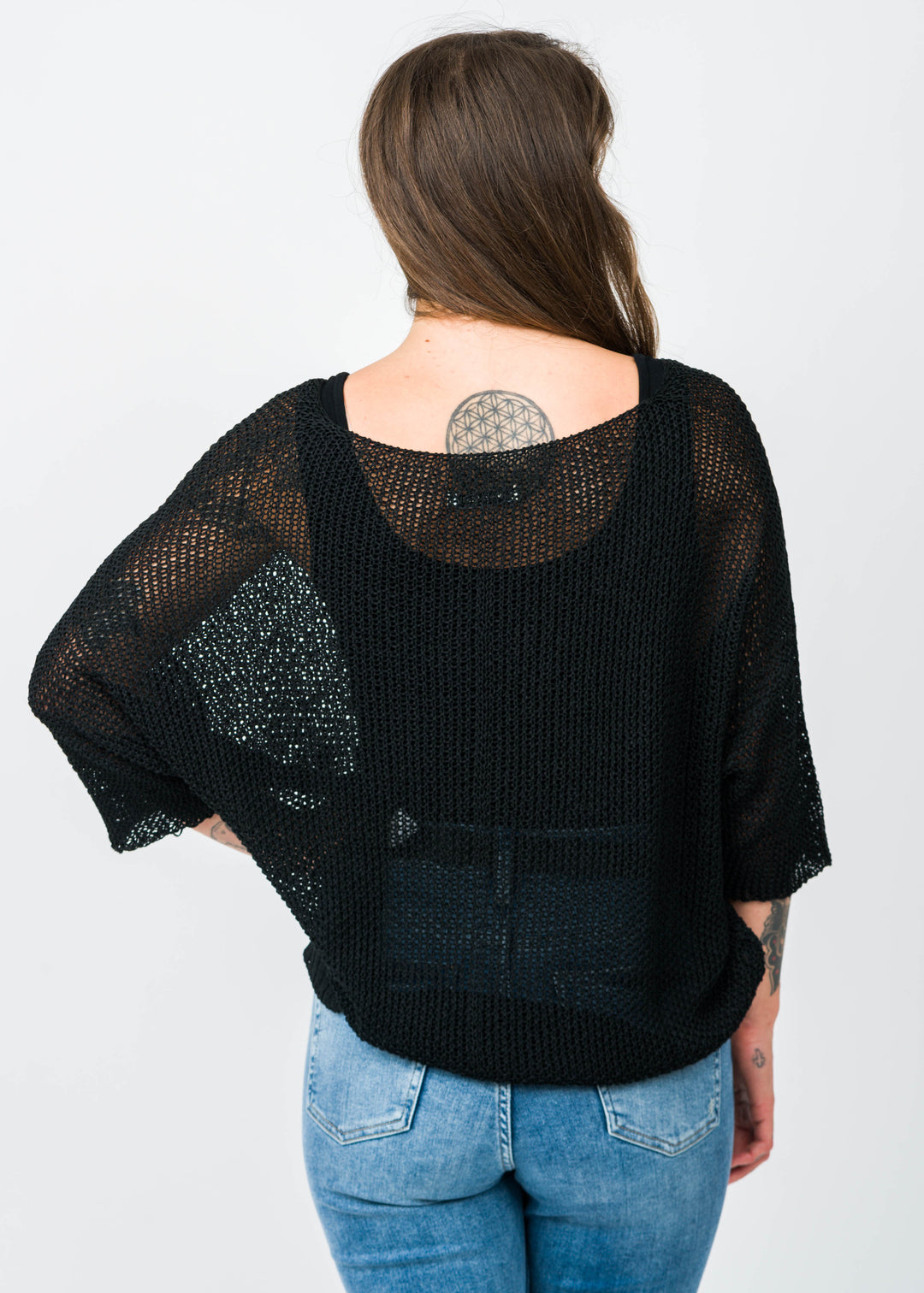 Meo Loose Knit Sweater (Black)