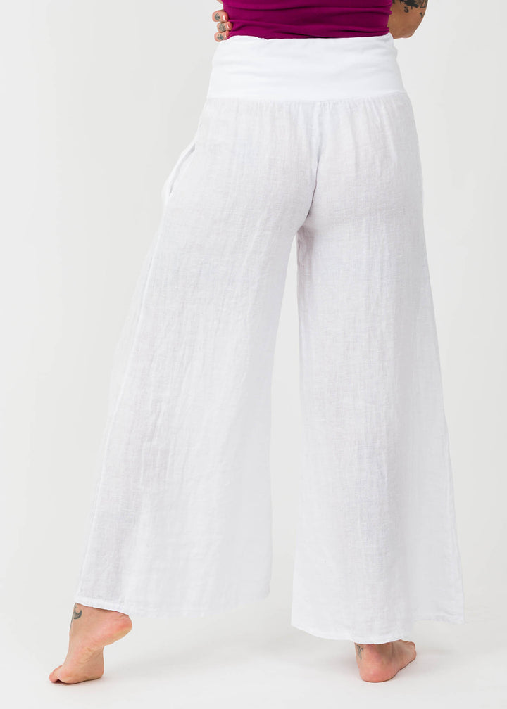 Meo Linen Sorrento Pant (White)