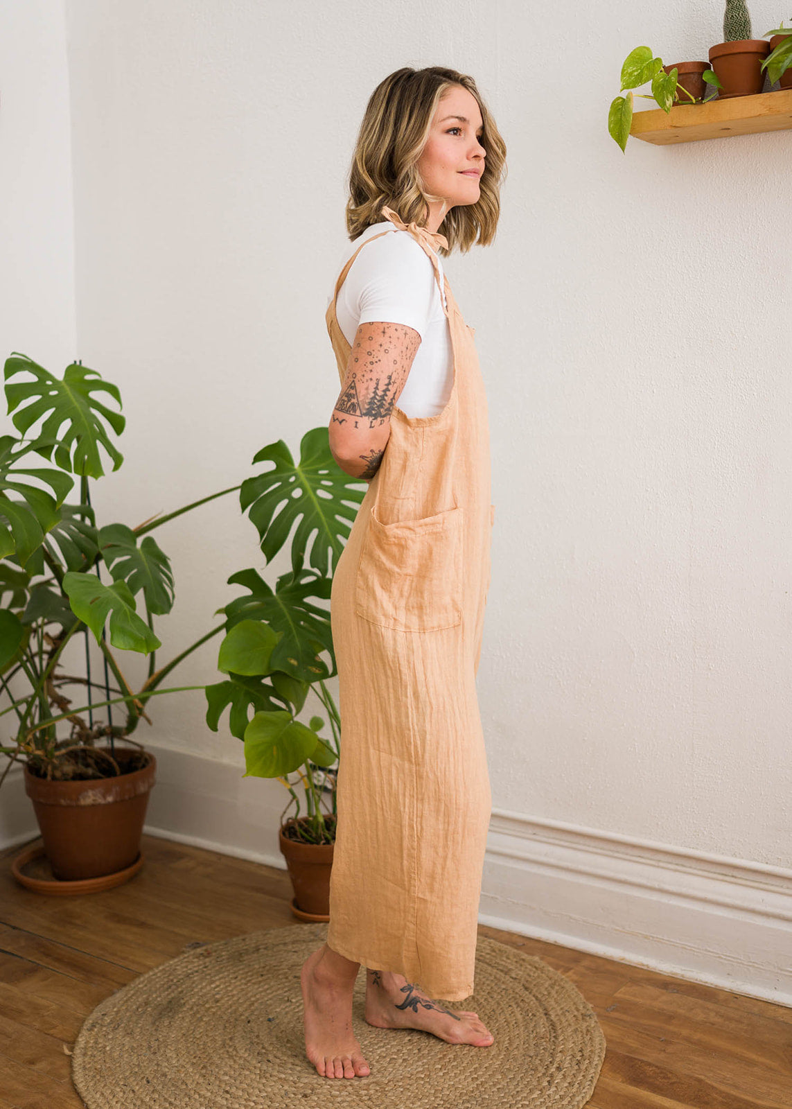 Beaton linen new arrivals jumpsuit