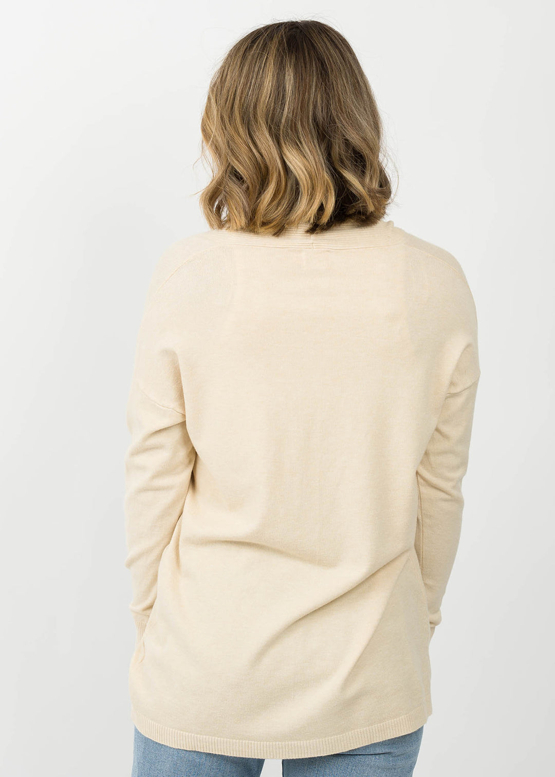 Dreamy Shawl Cardigan (Oatmeal)